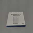 Premium Bluetooth 5.4 Transmitter, Airplane Wireless Adapter, Supports 2 AirPods/Headphones, Bluetooth Transmitter for TV, Airplane, Gym, with aptX Adaptive & Low Latency (Ivory)