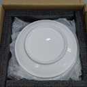 Hushee 6 Pcs Valentines Dessert Plate 6 Inch Round Heart Ceramic Plates Valentine Salad Dishes for Valentines Party Wedding Party Kitchen Food (Cute)