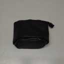 JAZD Convertible Travel Makeup Brush Bag, Stand-Up Brush Holder Pouch For Easy Access, Cosmetic Case Organizer (BLACK)