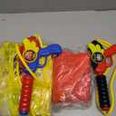 2 Pack Inflatable Kids Pool Floats with Water Gun, Pool Toys for Kids Ages 4-8, Blow Up Toddler Pool Floats, Swimming Pool Game Toys, Fire Truck and Pirate Ship Floaties for Boys Girls and Child