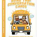 Road Trip Conversation Cards for Kids and Adults - Talk, Laugh, Bond for Family Trip - Conversation Cards for Family, Car Game, Road Trip Essentials
