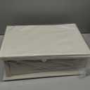 3 Pack Under Bed Storage Containers, Low Profile Underbed Shoes and Clothes Storage Organizer with Sturdy Sidewalls/Bottom, Large Dorm Storage Bins,33 * 17 * 4.5 inches,45L