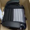 Chicco GoFit ClearTex Plus Backless Belt-Positioning Booster Car Seat, LATCH Attachment Plus Quick-Release - Obsidian (Black)
