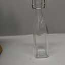 Swing Top Glass Bottles [1 Liter / 33 fl. oz.] [Pack of 6] Flip Top Coquito Bottles for Kombucha, Fermentation, Beer, Kefir, Airtight Stopper Lids with Extra Gaskets, Funnel, Labels & More