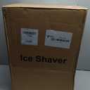 Electric Ice Shaver Machine, 300W Shaved Ice Machine, Thickness Adjustable Snow Cone Machine 881LBs/hr Rotate Speed & Strong Power for Home and Parties Events Snack Bar (6.9Qt)