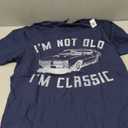 I'm Not Old I'm Classic Funny Car Graphic Drop T-Shirt (Black) M