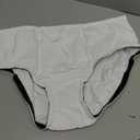 EEOST Adult Reusable Swim Diapers Special Needs Swimwear for Incontinence Cloth Diaper Covers Waterproof, Leakproof, Unisex (White, XL)