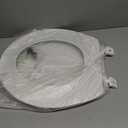 Bemis 70 Durable Plastic Toilet Seat, Round, White