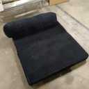 6-inch Folding Mattress Full Size Futon Sofa Bed - Convertible Floor Bed & Sleeping Couch with Removable Corduroy Cover & Carry Handles, High-Density Memory Foam, Black