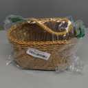 Ochine 1 Pack Hanging Basket Woven Wall Baskets Hanging Storage Basket Woven Shelf Basket Storage Bin Plant Basket Small Woven Storage Basket with Handle Decorative Basket for Home Office Organizing