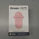 Diggs Groov Crate Training Aid for Puppies and Nervous Dogs  Calming Lick Mat for Crate Training & Separation  Puppy Enrichment Toy with Freezer Shell  BPA-Free  (Blush)