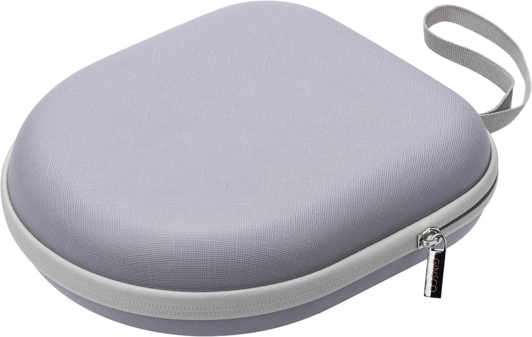 Ginsco Universal Headphone Case Compatible with JBL Tune 510BT 720BT, Sony WH-CH 720N/WH-CH520, with Bose/JBL/Soundcore Life Q20i Q30/BERIBES/TOZO/KVIDIO etc. Waterproof Carrying Case (Gray White)