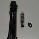 60 Camera Tripod Lightweight Travel Tripod Stand Compatible with Canon Nikon DSLR Cameras with Wireless Remote Phone Holder and Bag Max Load 6.6 LB Black