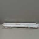 AIZESI Shower Rod 34-59 Inch - Non-Slip, No Drill spring curtain tension rod Never Rust Adjustable Tension Curtain Rod, White Shower Curtain Rod