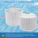 Sanyasi Pool Skimmer Basket Replacement for Hayward Swimming Pool Skimmer SPX1082CA & Aladdin B-152 Skimmer Fits SP1082 SP1083 SP1084 SP1085 SP1086 SP1075 Skimmers Basket