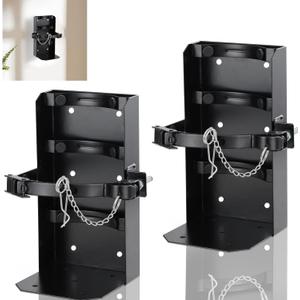 2 Pcs 20lb Heavy Duty Fire Extinguisher Bracket Wall Mount, 20 LB Fire Extinguisher Mount for Truck, Fit 20lb Dry/10lb CO2 Extinguisher, for Garage Vehicle, Replace amerex 8103