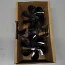 12-Blade Wood Stove Fan Heat Powered Fireplace Fan, Dual Motor Thermoelectric Fan New Designed for Home Wood/Buddy Heater/Gas Stove, Outdoor Auto-adjust Heating Accessories Adjustment