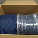Bedsure Navy Blue Queen Comforter Set -Soft Bedding for All Seasons, Cationic Dyed Bed Set, 3 Pieces, 1 Queen Size Comforter (90"x90") and 2 Pillow Shams (20"x26"+2")
