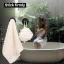 SVG HOME Suction Cup Hooks for Shower 2 pcs Removable, Stainless Steel 304, for Most Household Walls Shower Hooks Suction Cup Towel Hooks for Bathrooms Door Hanger Hook Wall Hook (Black)