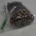 Cozy-Soft Microfleece Travel Blanket, 50x60 Inch, Lightweight, Compact, Perfect for Airplane and Car, Leopard