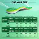 ORHILYA 220lbs+ High Arch Support Insert Plantar Fasciitis Relief Metatarsal Pain Orthotic Insole for Men & Women Standing All Day, Flat Feet Heel Comfort Work Boot Shoe Inserts,280MM Size 9