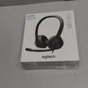 Logitech H390 Wired Headphones with Mic, USB-A Headset with Microphone for PC, Noise Cancelling Microphone for Video Meetings, Music, Gaming - Black