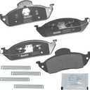 Bendix Priority1 CFM760 Semi-Metallic Front Brake Pads for Mercedes-Benz ML320 2003-1998, ML350 2005-2003, ML430 1999-1998