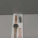 KEEPONFIT Smart Watches for Women Android/iPhone, IP68 Waterproof Fitness Tracker with Bluetooth Calls (Answer&Make), Activity Pedometer/Heart Rate/SpO2 Monitor/100+ Sports Model (Gold Pink)