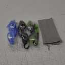 Kids Swim Goggles, Pack of 3 Swimming Goggles for Children Teens, Anti-Fog Anti-UV Youth Swim Glasses for Age 4-16 (Black/Dark Blue/Black Green)