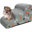 Dog Stairs Ramp for Small Dogs, 3-Step Dog Steps for Couch Sofa and Chair, Pet Stairs for Cats, Non-Slip Balanced Pet Steps Indoor