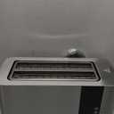 Mueller UltraToast Full Stainless Steel Toaster 4 Slice, Long Extra-Wide Slots for Bagels and Waffles, 6 Browning Levels, LED Display, Cancel/Defrost/Reheat Functions & Removable Tray, Kitchen Gadgets