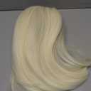 Platinum Blonde Bob Wig Platinum Blonde Wigs for Women Short Straight Wig Middle Part wig Heat Resistant Synthetic Wigs for Cosplay Costume Party