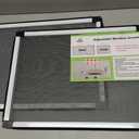 FLYZZZ Adjustable Sliding Window Screen Horizontal (15.74 ''H x 21-40''W) 2 Packs Expandable Window Screen Replacement for Home Medium