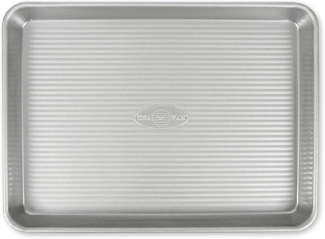 USA Pan Bakeware Nonstick Quarter Sheet Pan, Baking Sheet Aluminized Steel (Set of 1)