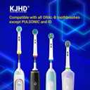 Replacement Heads for Oral B Braun Variety Pack of 16 PCS Floss Cross Sensitive Soft Precise Electric Toothbrush Heads Tooth Brush Head Refill Compatible with Oral-B [KJHD]