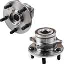 Autoround 513267 [2-Pack] Front Wheel Bearing and Hub Assembly fit for Honda Pilot 2009-2015, Acura MDX/ZDX 2007-2013, 5 Lug w/ABS