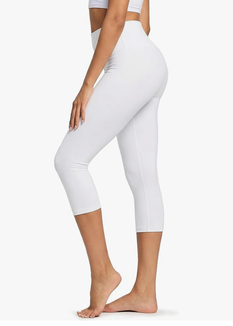 we fleece Women's Capri Leggings for Women Yoga Pants Women Workout Leggings Capri Pants Soft Women Yoga Leggings,Small - Medium