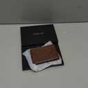 typecase Leather Wallet for Men Card Holder: Premium Genuine Leather, RFID Blocking, Slim, Minimalist, Front Pocket - 15 Cards Capacity | ID Window | Money Clip (Brown)