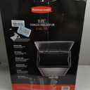 Rubbermaid Elite Stainless Steel Step-On Trash Can, 12 Gallon