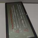 WallarGe Backlight Digital Wall Clock Battery Operated - with Temperature and Date 14.5'' Large Digital Wall Clock, Easy to Read and Set, Auto DST (Black)