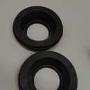Front Upper Coil Spring Insulators, Coil Spring Isolators Compatible with 1984-2001 Cherokee XJ, 93-98 Grand Cherokee ZJ, 97-06 Wrangler TJ, 86-92 Comanche MJ, 84-90 Wagoneer (Front Upper)