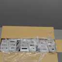 Auledio 2 Pack Spice Rack Organizer, 3 Tier Countertop Stand or Wall Mounted Storage Rack Hanging Shelf for Kitchen Cabinet, Cupboard, Pantry Door or Bathroom Shower Cosmetic  Chrome