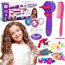 Automatic Hair Braider, Electric Hair Braiding Machine for Girls, DIY Hair Styling Tools Kit with 3 Braiding Styles, Creative Hair Decorations for Kids, Birthday Gift for Girls Ages 3-12