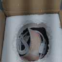 Lampwell BERO Off White Small Table Lamp for Living Room as Bedside Table Lamp for Bedroom,Modern Kids Night Ceramic Table Lamp, 6.50H11.89IN,Bulb Excluded