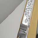 Double Curtain Track Ceiling Mounted Aluminum Silent Rails System White 4m(13.1ft)