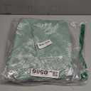 Walrus Round Vinyl Fitted Tablecloth with Flannel Backing Elastic Edge Design Table Cover Waterproof Oil-Proof PVC Table Cloth Stain-Resistant Best for 37"-44" Round (Mint Leaf)