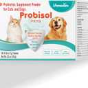 Vemedim Probisol Pets, Probiotic Powder for Dogs and Cats, Helps Support A Healthy Immune, Digestive System, Decrease Foul-Smelling Waste, Better Digestion/Milk Flavored/ 5.3oz (150g)-30 Packets (EXP 11-2026)
