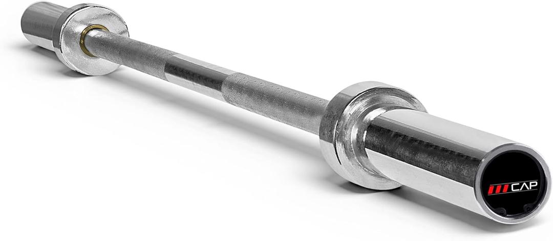 CAP Barbell 2-Inch Olympic Barbell Bars | 5 ft, 6 ft, & 7 ft | Multiple Options