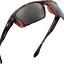 KastKing Huzzah Polarized Sport Sunglasses for Men and Women, Ideal for Driving Fishing Cycling and Running,UV Protection