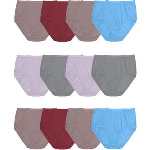 Fruit of the Loom Women's Beyondsoft Underwear, Super Soft Designed with Comfort in Mind, Size 9  
